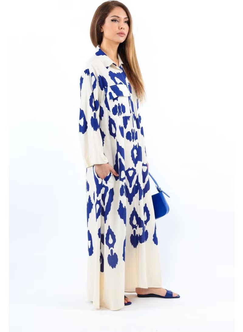 Ritnice Printed Maxi Dress - Image 3